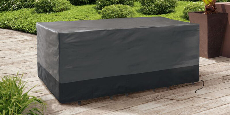 Housse de protection rectangle banc